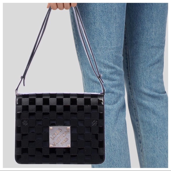 📌 SOLD 📌LOUIS VUITTON DAMIER BURGUNDY VERNIS BAG - Picture 7 of 8